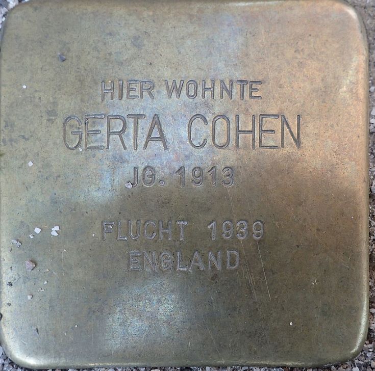 Stolperstein Gerta Cohen